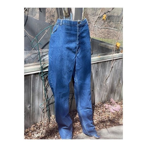 Vintage 70s High Waist Jeans Volup Tall - Picture 2 of 11